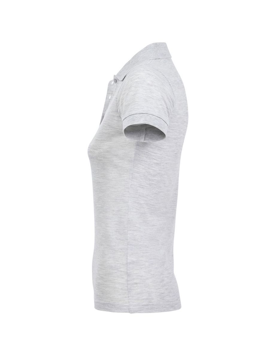 SOLs Womens/Ladies Prime Pique Polo Shirt - Ash - 2