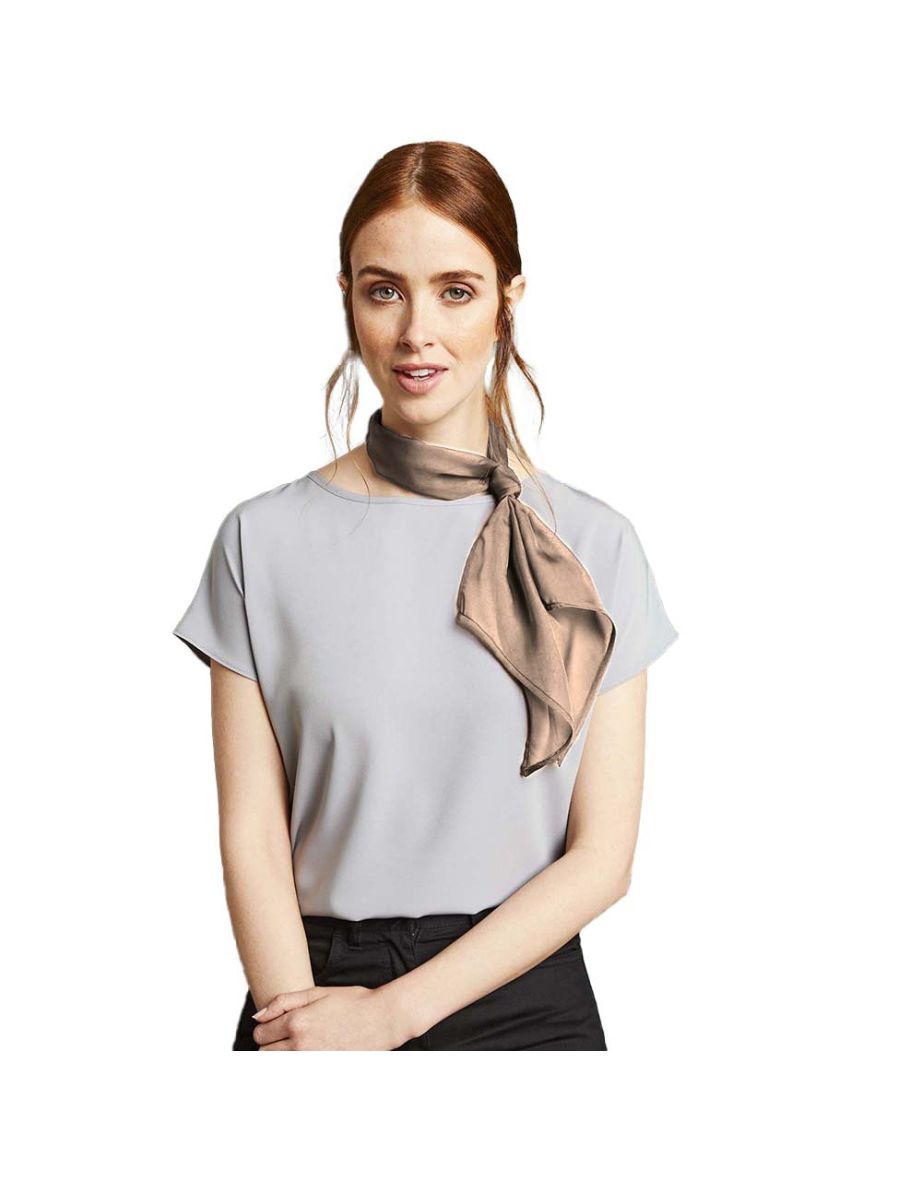 Premier Ladies/Womens Work Chiffon Formal Scarf - Khaki