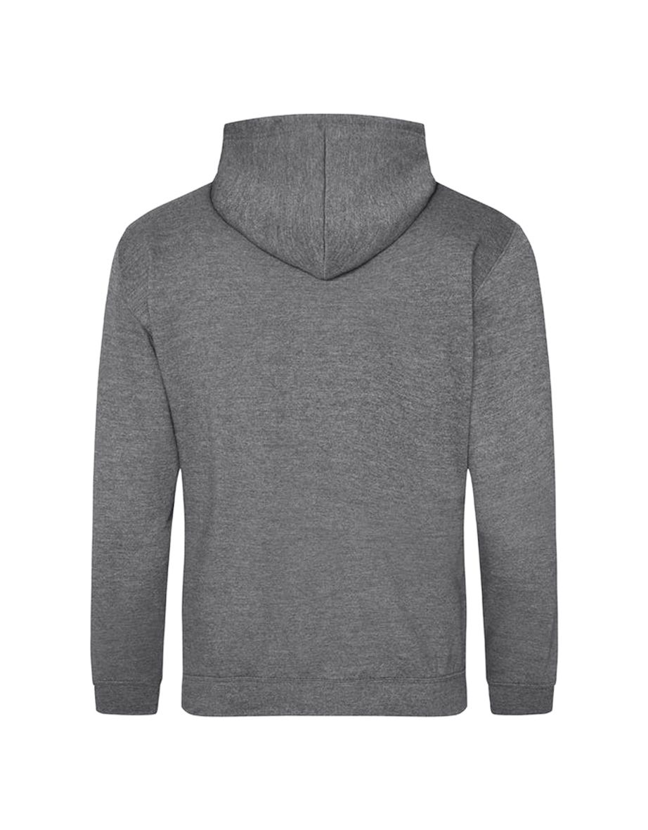 Awdis Unisex Adult College Hoodie - Graphite Heather - 1