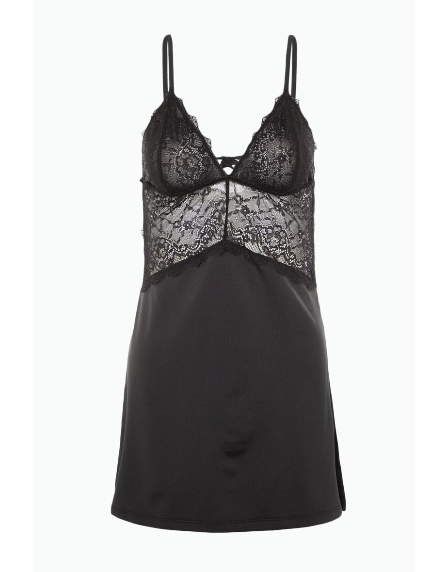 Sexy Nightgown - Black - Basic - 7
