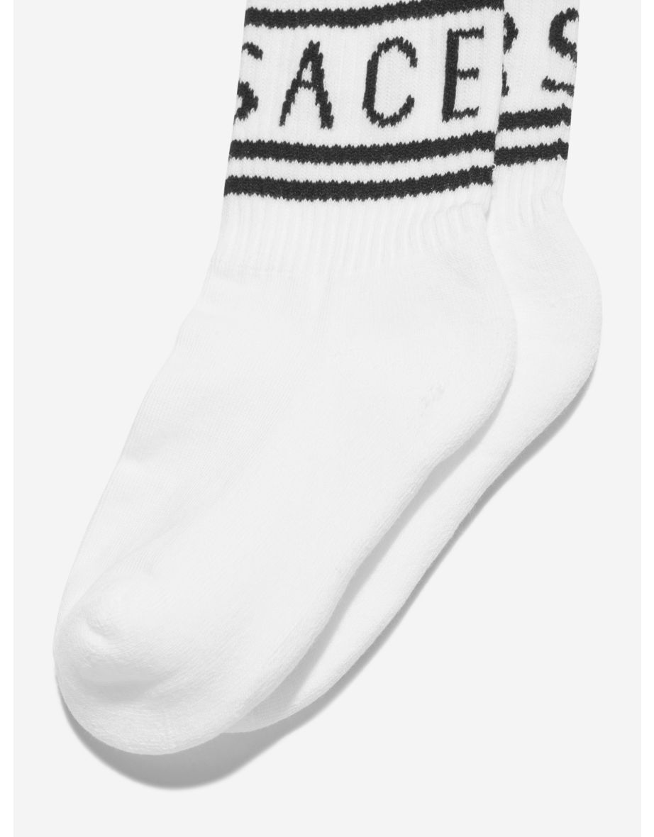 Kids Logo Socks in White