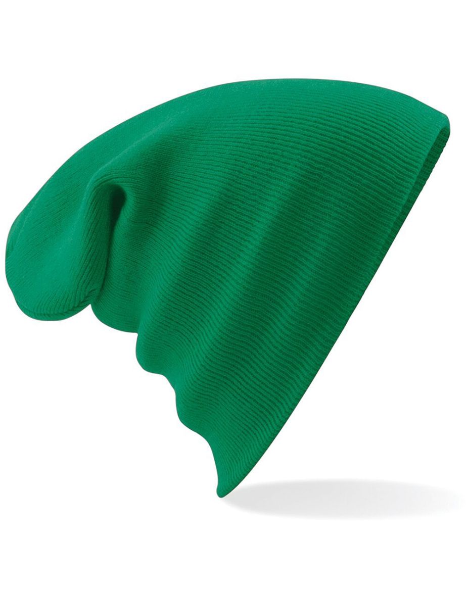 Beechfield Soft Feel Knitted Winter Hat - Kelly Green - 1