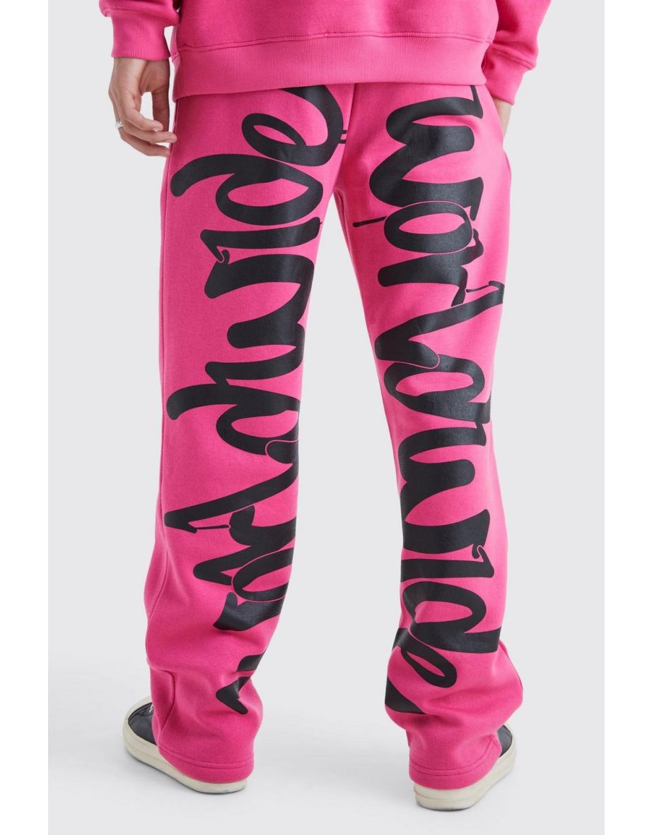 Graffiti discount print joggers