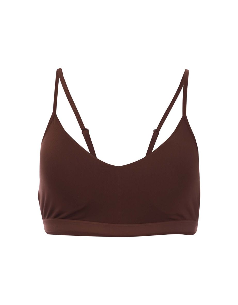 Women's Puma Move Yogini Bra in Brown