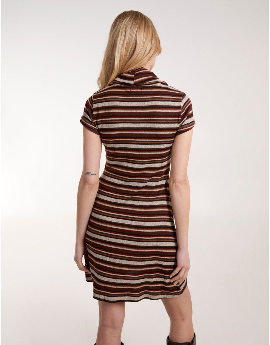 Cowl Neck Tunic Dress - 3