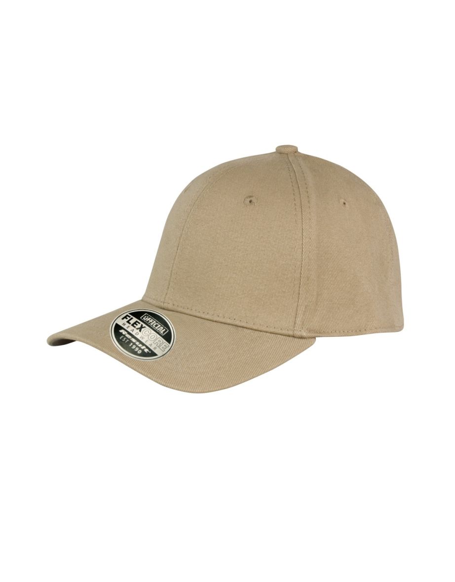 Result Unisex Core Kansas Flex Baseball Cap - Khaki