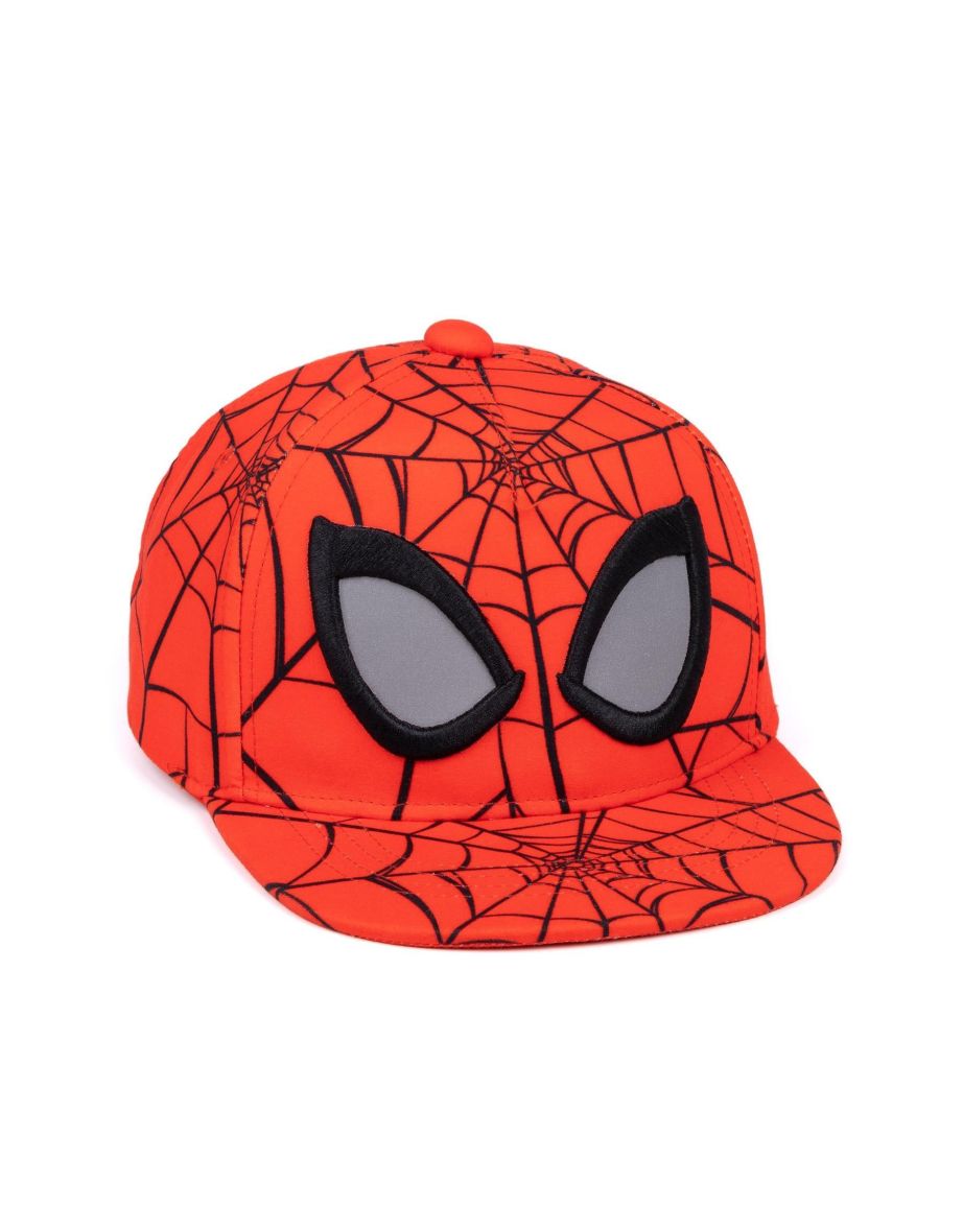 Spider-Man Boys Superhero Snapback Cap - Red/Black