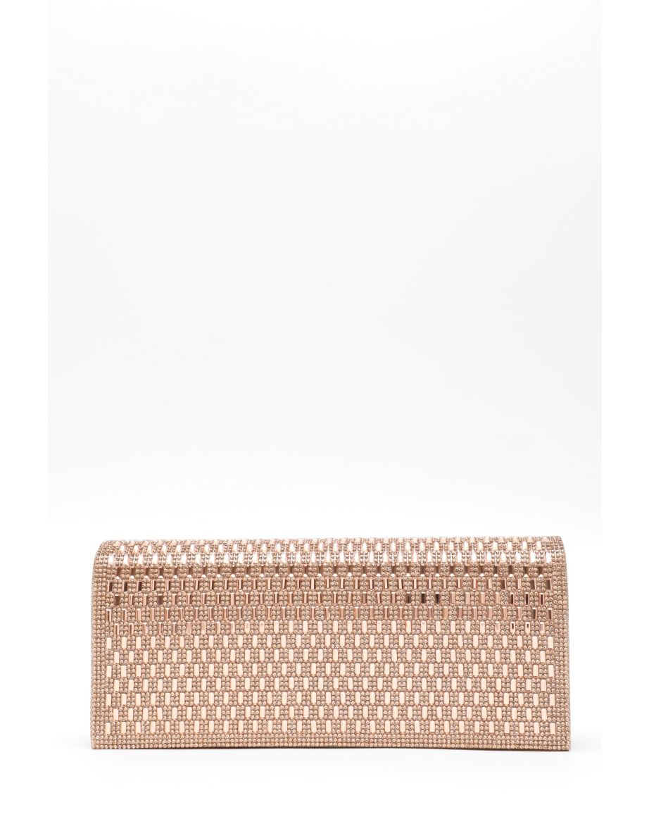 Rose gold clutch bag quiz on sale