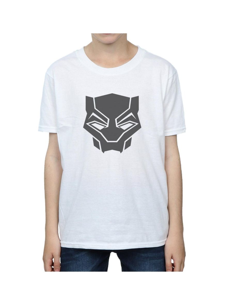 Marvel Boys Black Panther Black On Black T-Shirt - White - 3