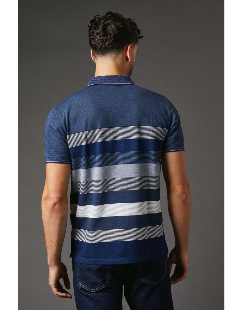 Oakland Stripe Polo Shirt - 3