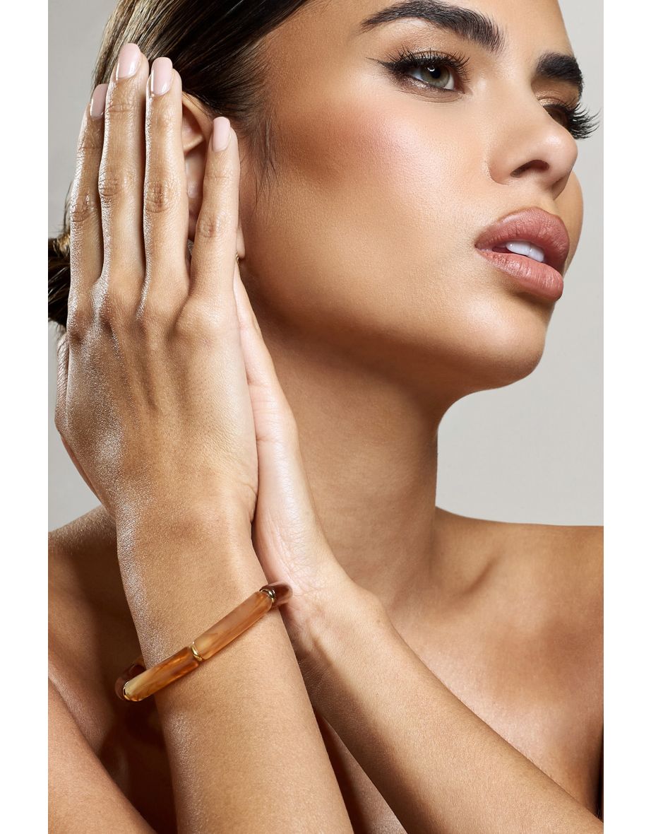 Zana | Brown Resin Bracelet - 3