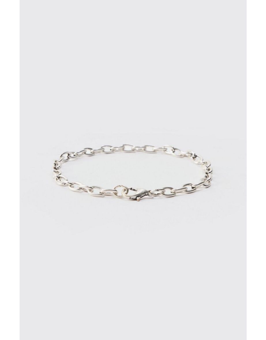 4 Pack Chain Bracelets In Silver - silver - 3