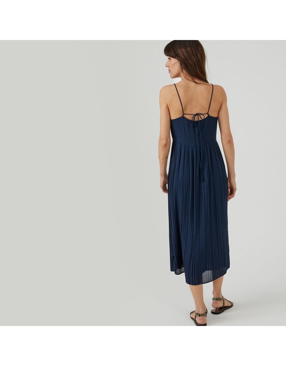 Sunray Pleated Cami Dress - 3