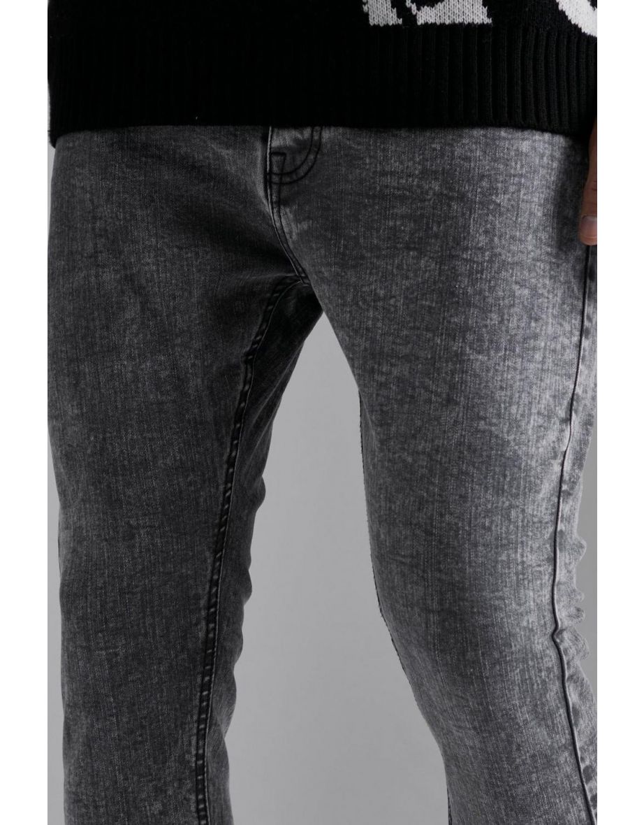 Skinny Stretch Jeans - dark grey - 2