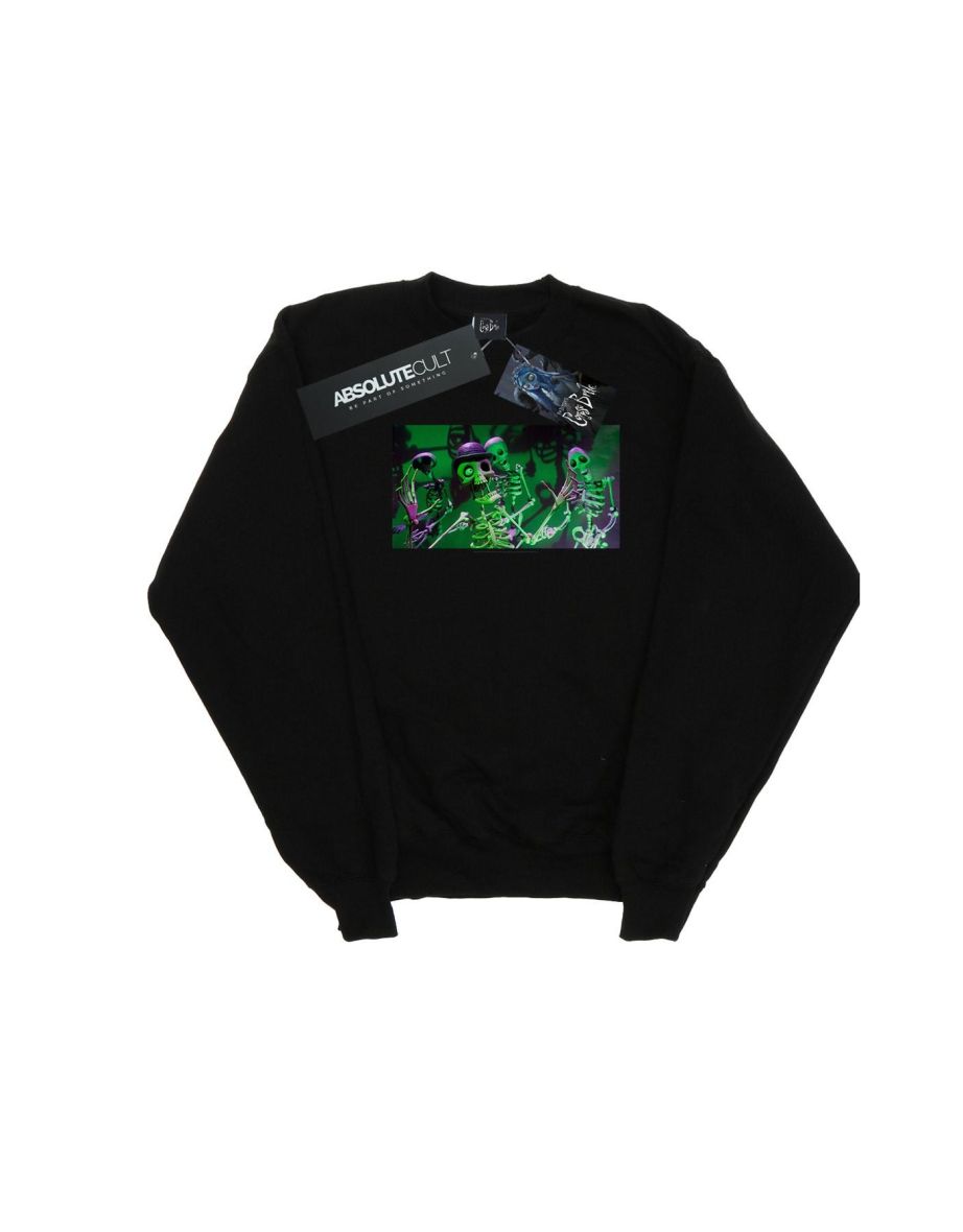 Corpse Bride Boys Mr Bone Jangles Sweatshirt - Black
