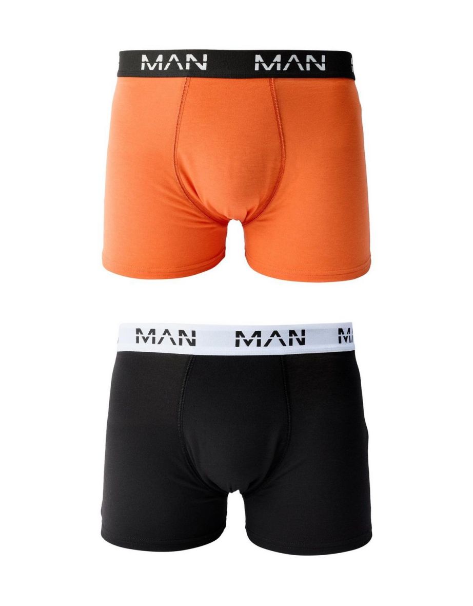 2 Pack Man Spooky Printed Boxers - multi