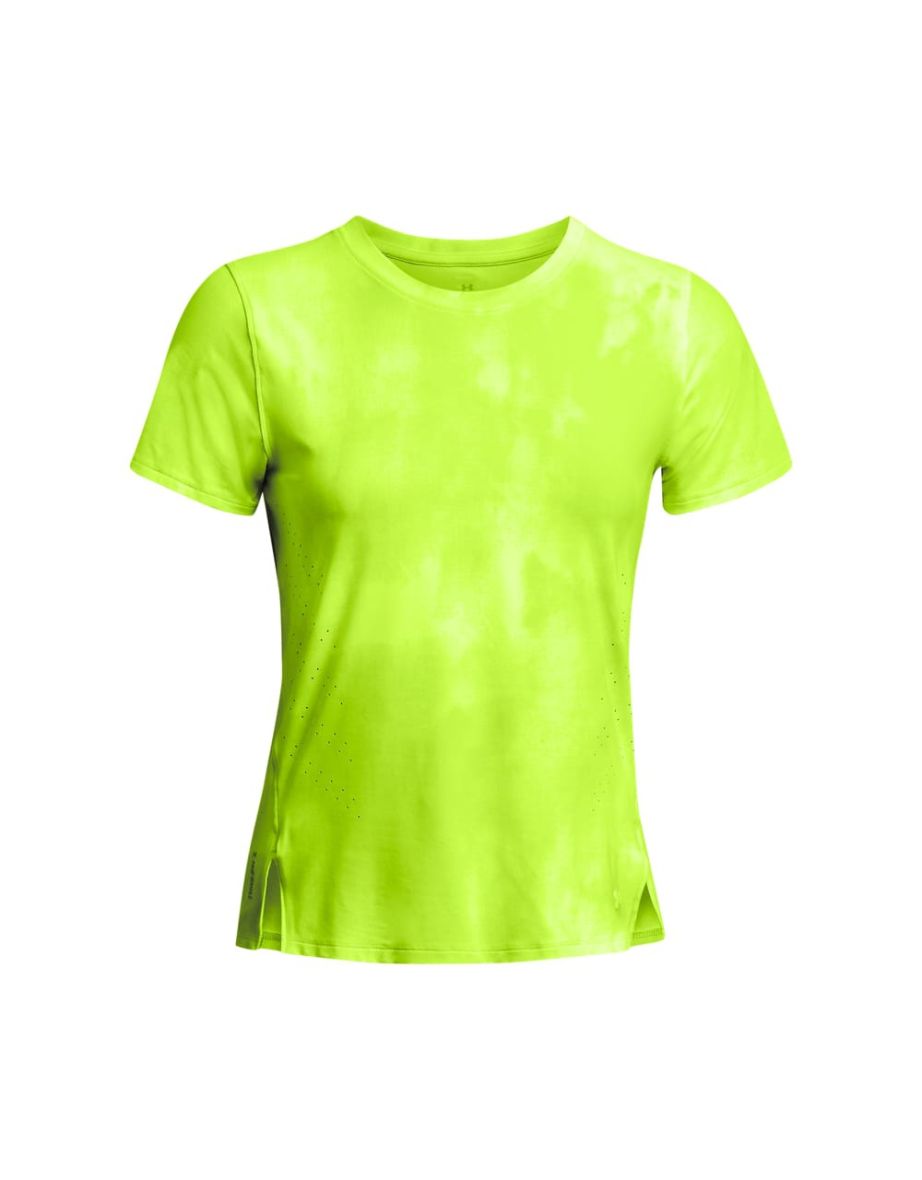 Women's Under Armour UA Launch Elite Printed T-Shirt in Yellow