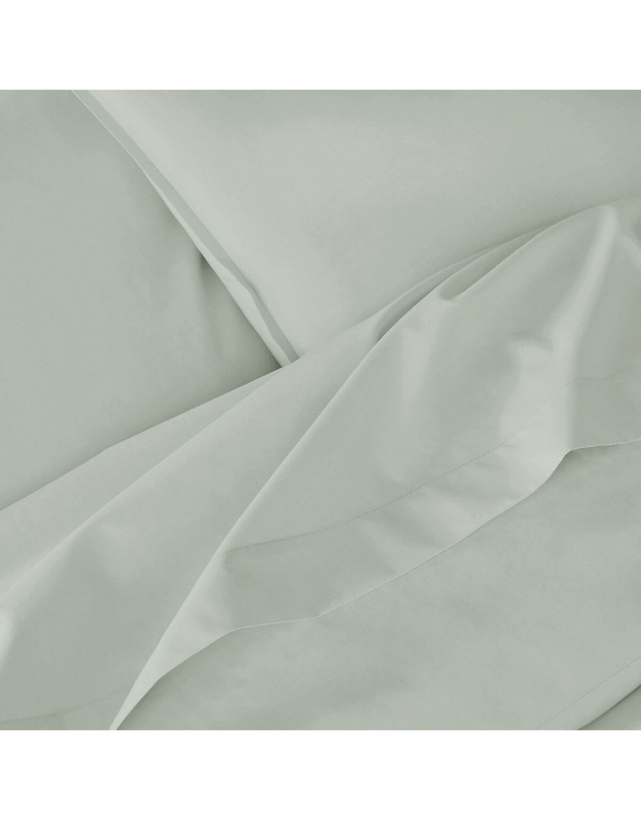 Plain Organic 100% Cotton Percale 200 Thread Count Pillowcase - 4