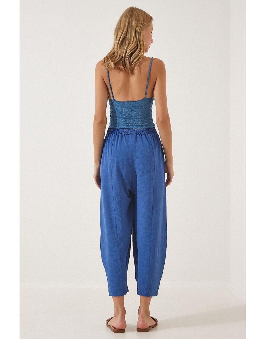 Pants - Navy blue - Carrot pants - 2