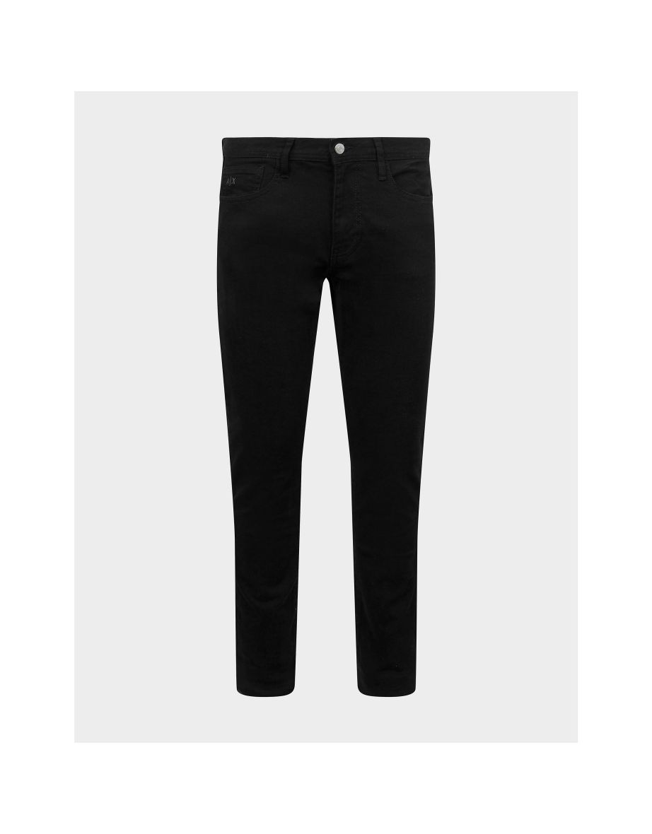 Men's Armani Exchange J13 Bull Slim Fit Jeans in Black - 5