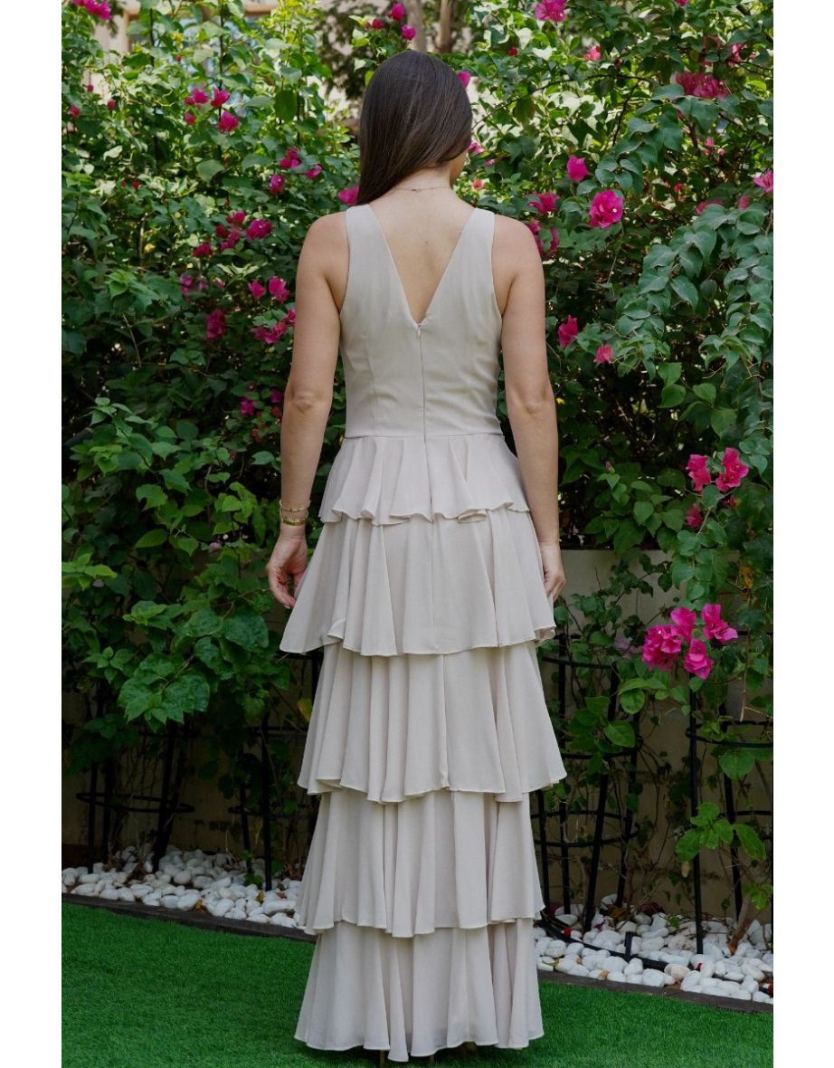 TFNC Bena Ecru Dress - 2