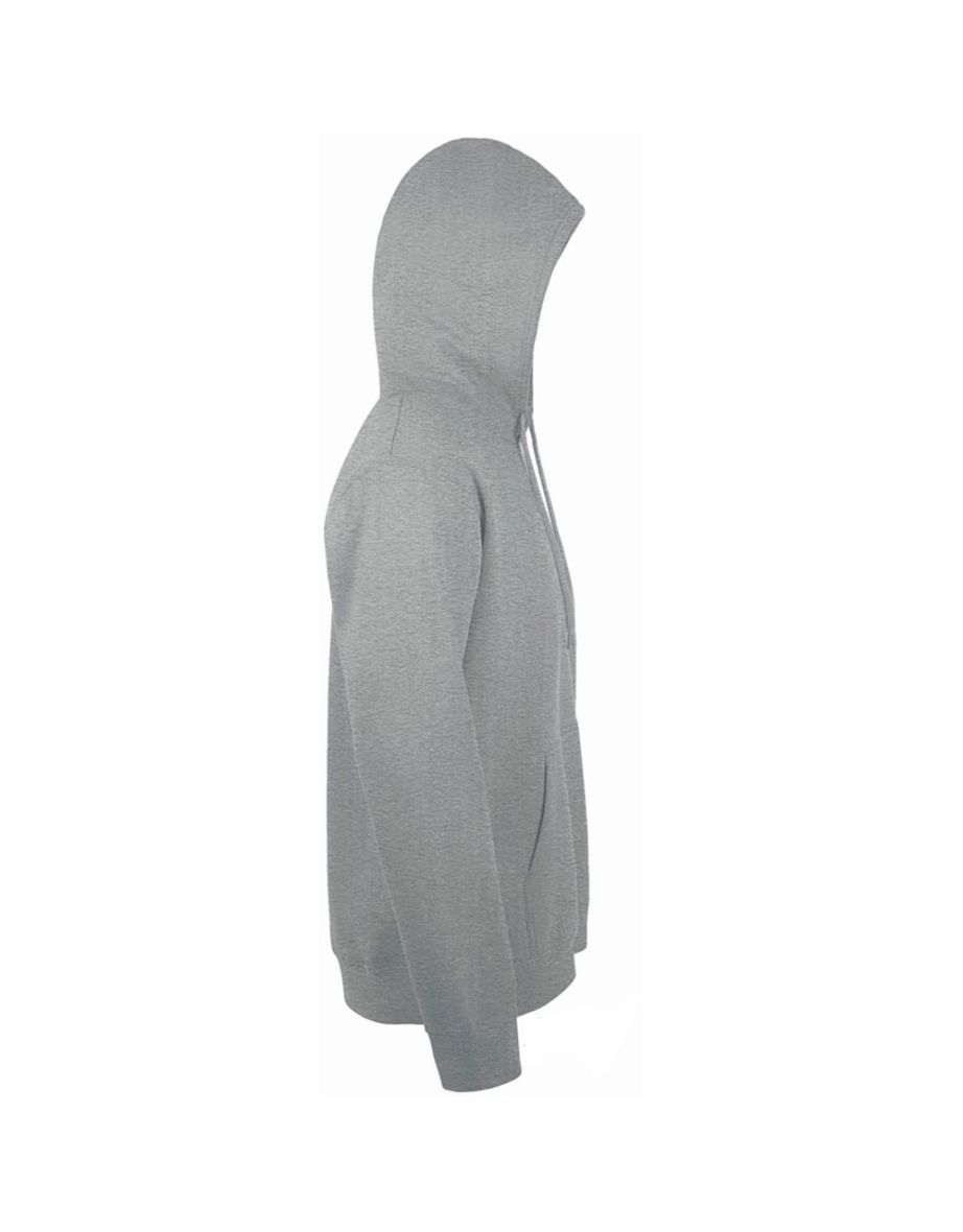 SOLS Snake Unisex Hooded Sweatshirt / Hoodie - Grey Marl - 2