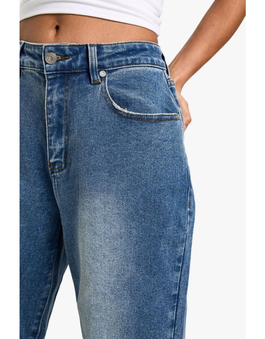 The Petite Mom Jean - vintage wash - 3