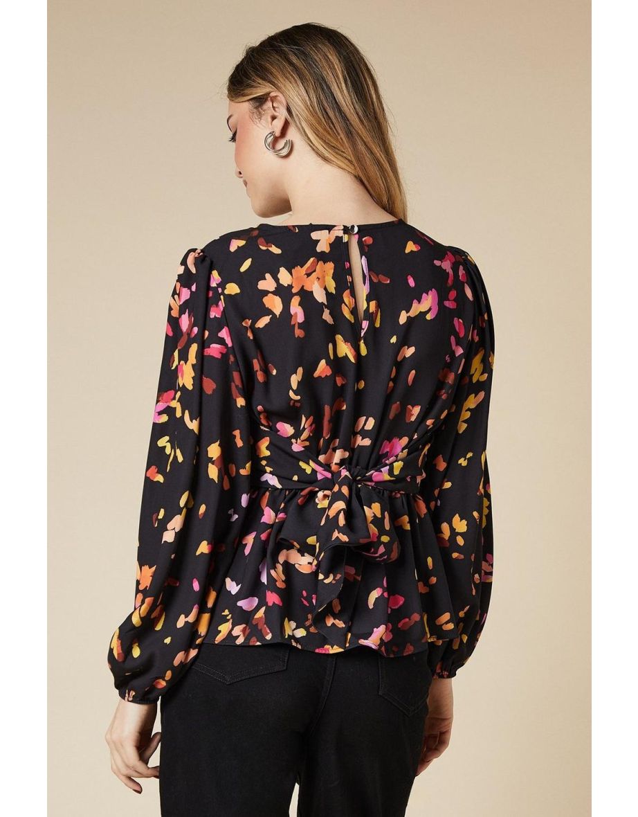 Long Sleeve Tea Blouse - 3