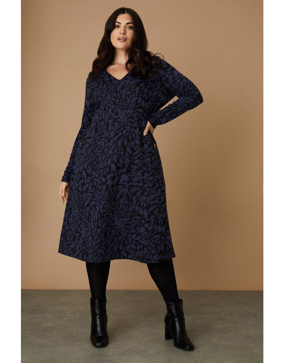 wallis jacquard dress