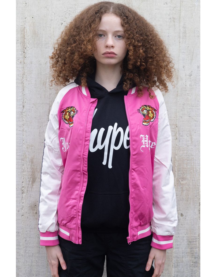 Shop HYPE X ED HARDY KIDS PINK TIGER SOUVENIR JACKET Online in Bahrain VogaCloset