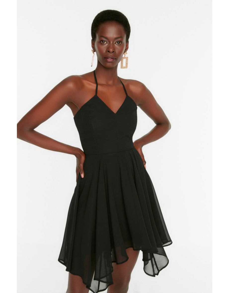 Black a line outlet party dress