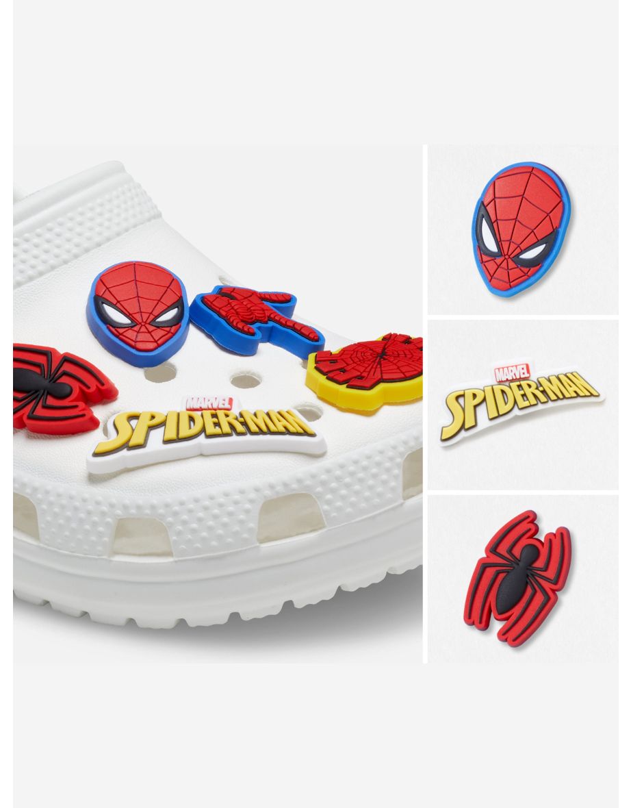 Kids Spider Man Jibbitz™ Charm 5 Pack in Multicolour - 3