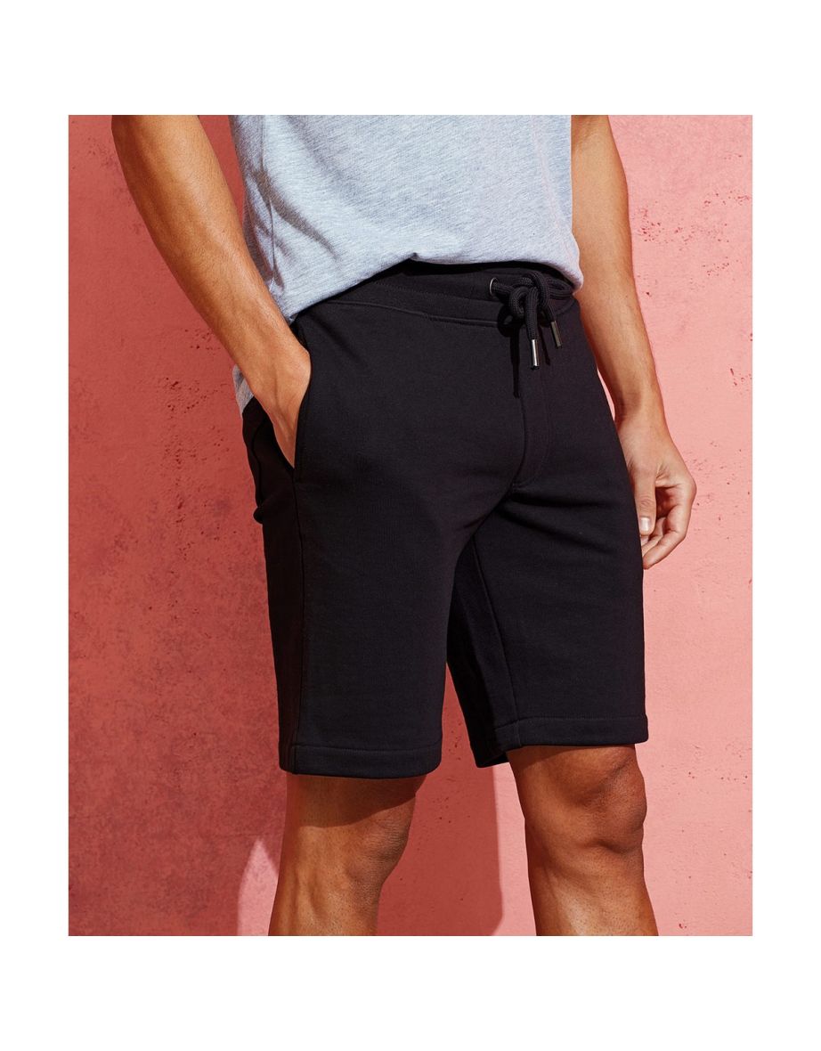 Mens Recycled Jersey Shorts - Black - 3
