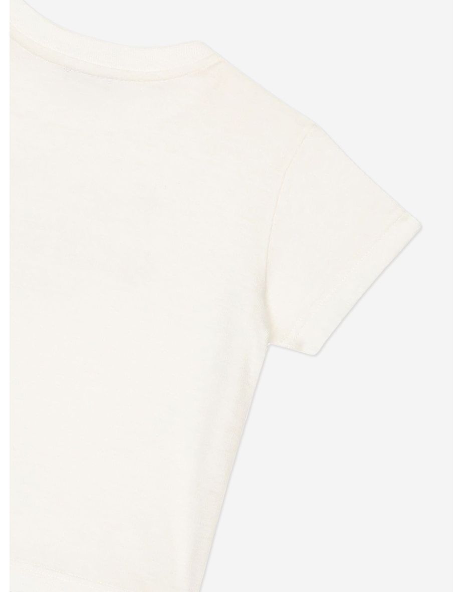 Baby Boys Milano Logo T-Shirt in White - 3