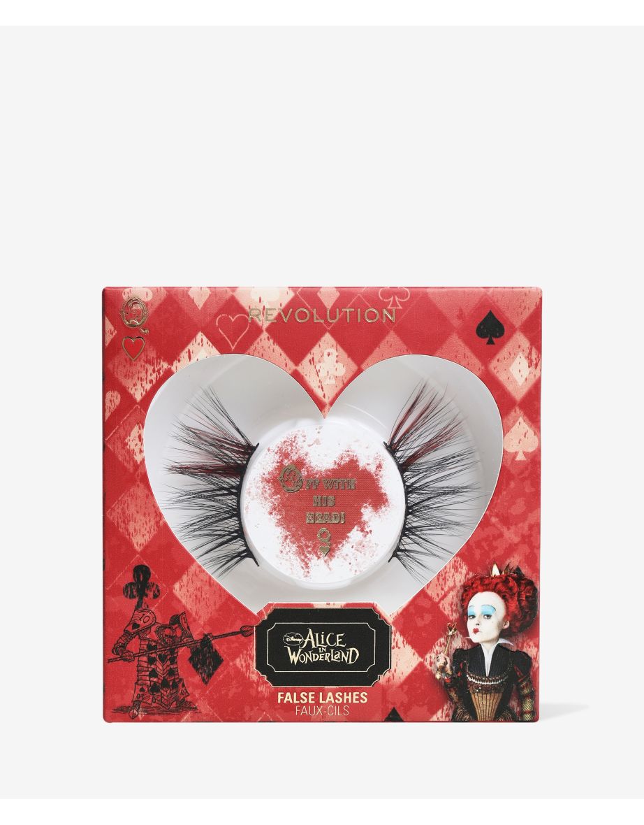 Alice in Wonderland x Revolution Red Queen False Lashes