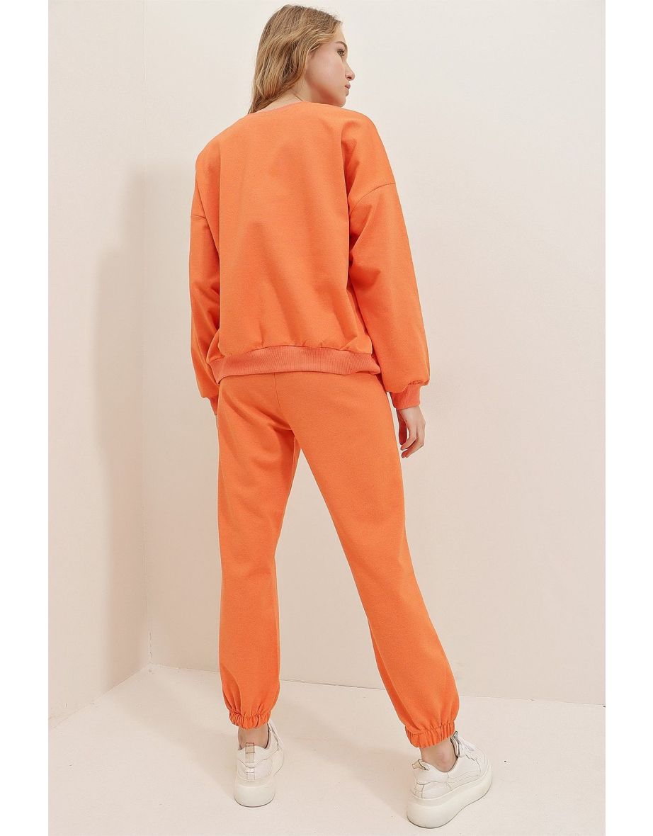 Sweatsuit - Orange - Regular fit - 5