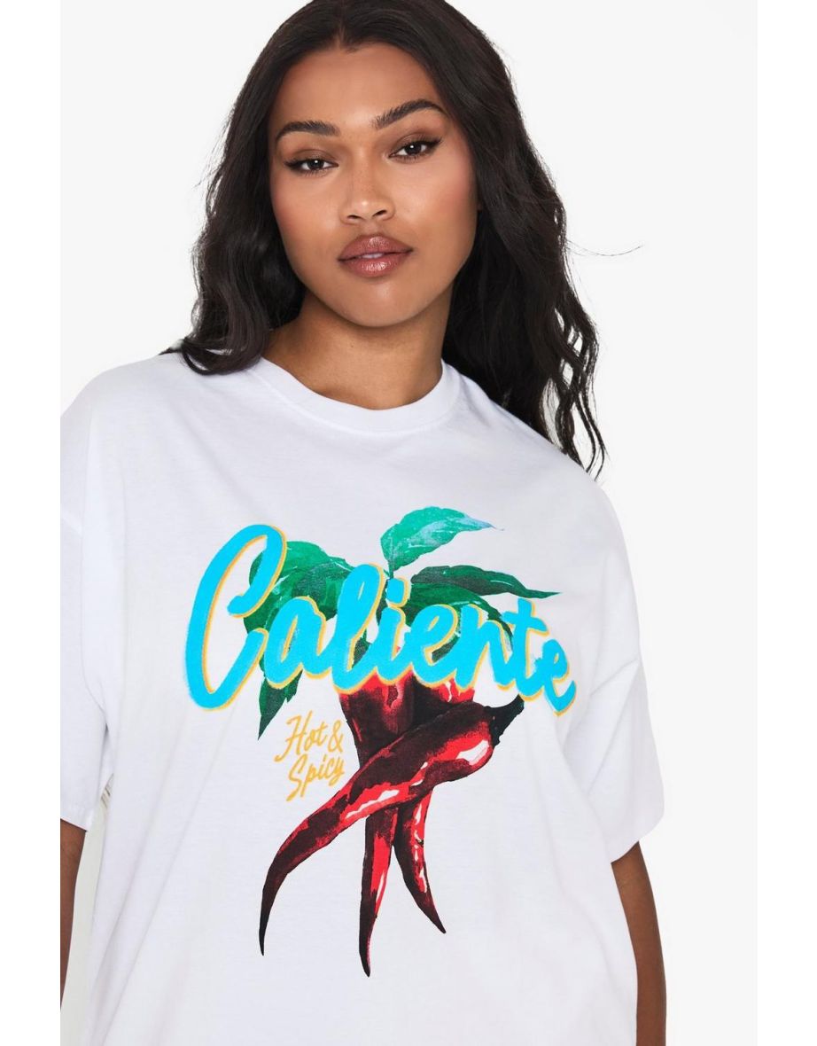 Plus Caliente Chilli T-Shirt - white - 3