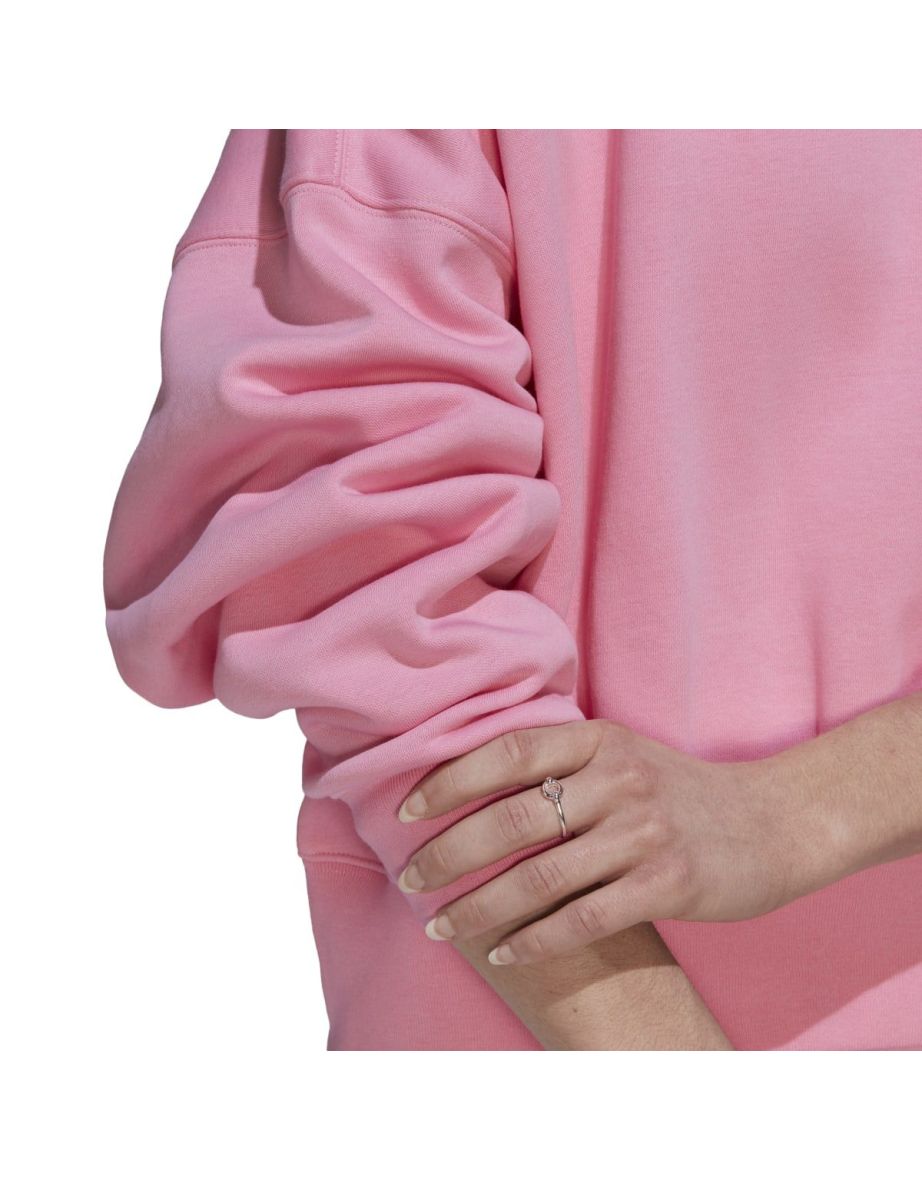 Women's adidas Originals Adicolor Essentials Fleece Sweatshirt in Pink - 7