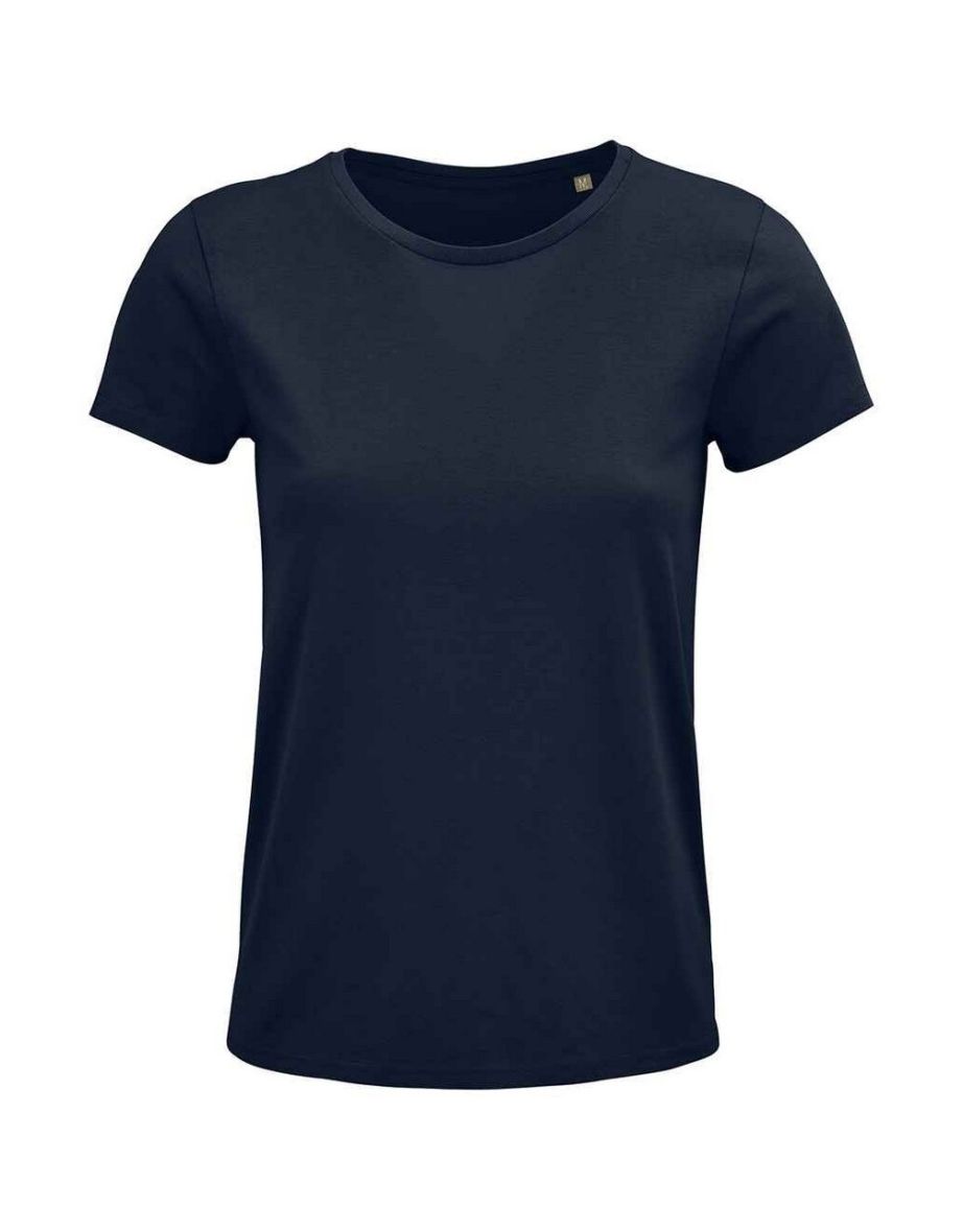 SOLS Womens/Ladies Crusader Organic T-Shirt - French Navy
