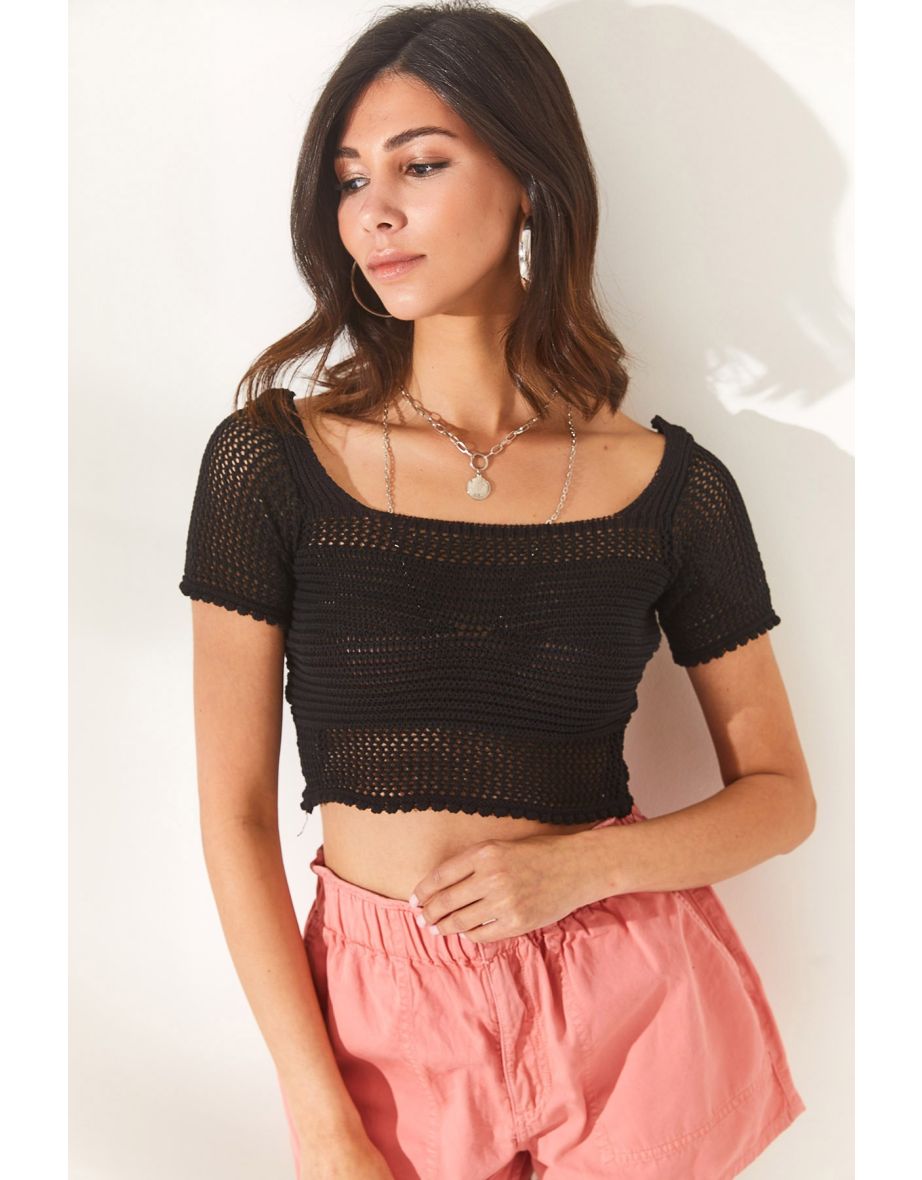 Blouse - Black - Fitted