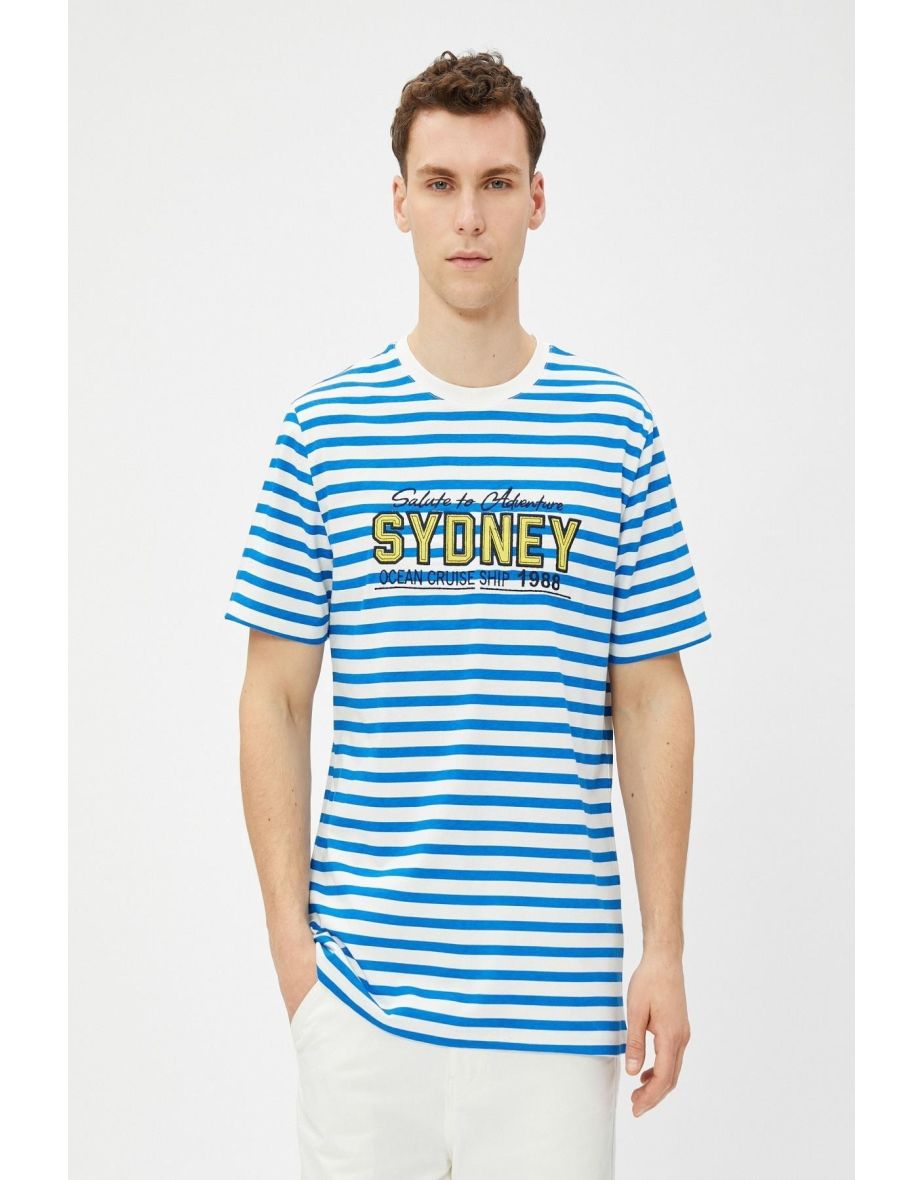 Koton Blue Graphic T-Shirt