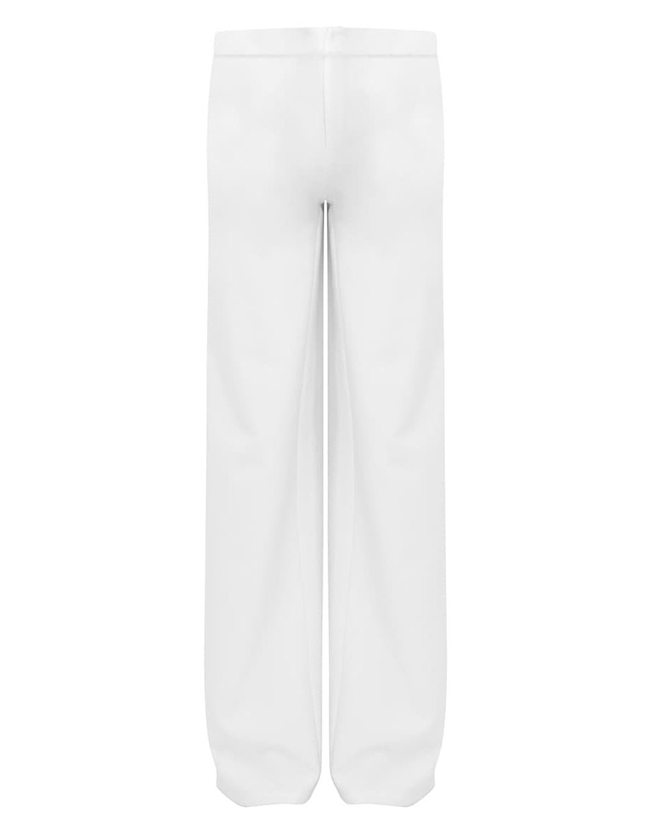 Designed by Naomi Campbell - White Straight Leg Tailored Trousers - 4
