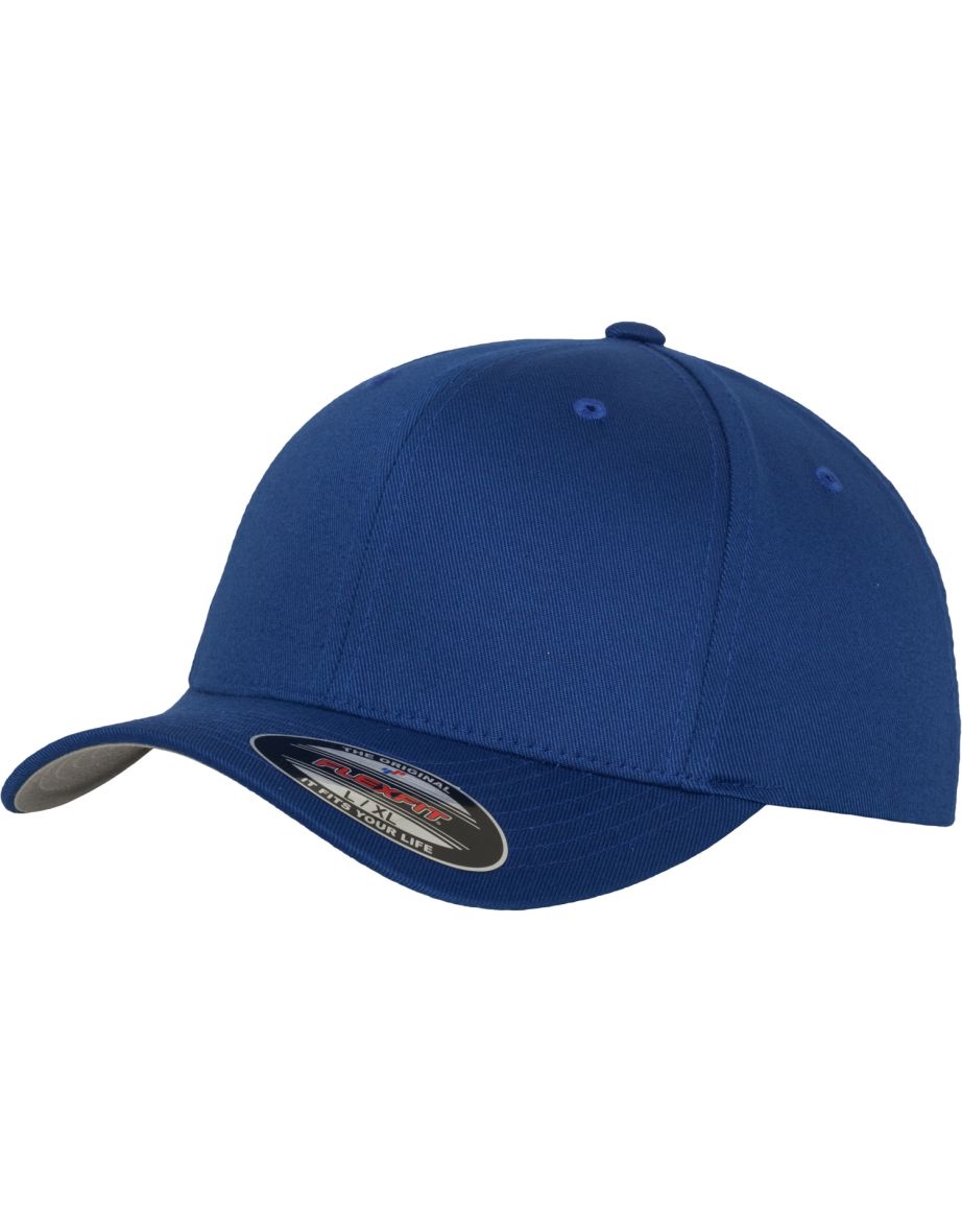 Yupoong Mens Flexfit Fitted Baseball Cap - Royal
