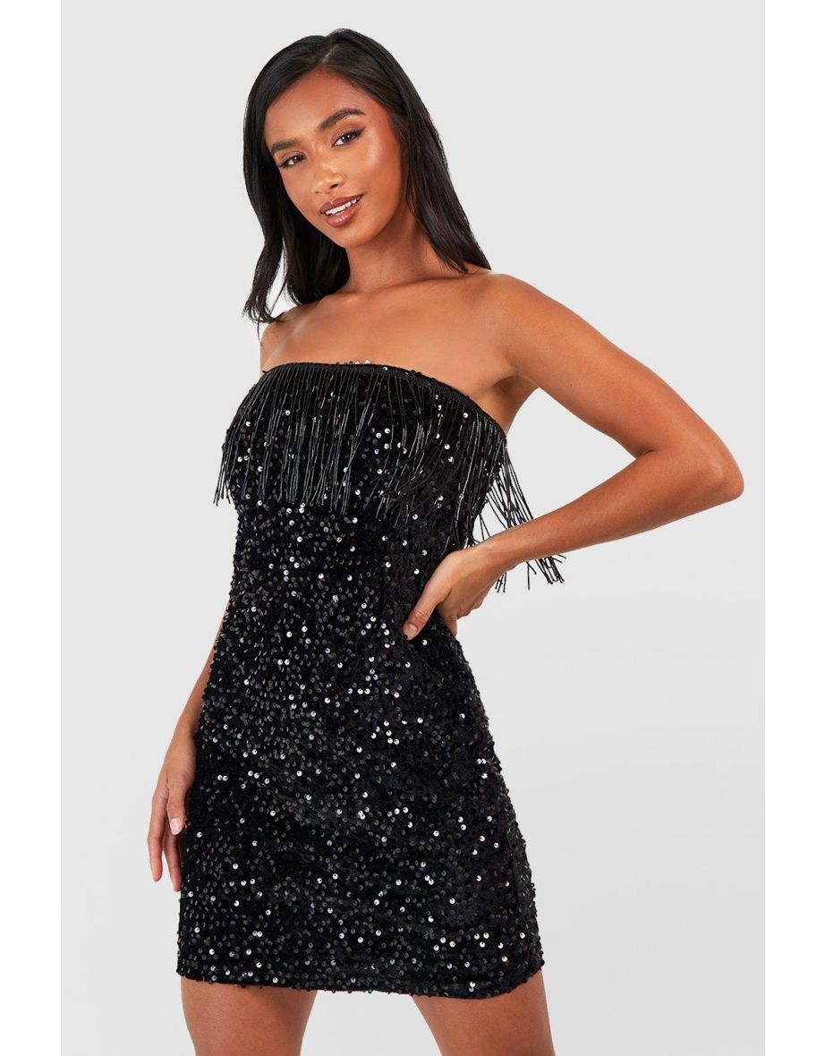 Beaded tassel dress hotsell