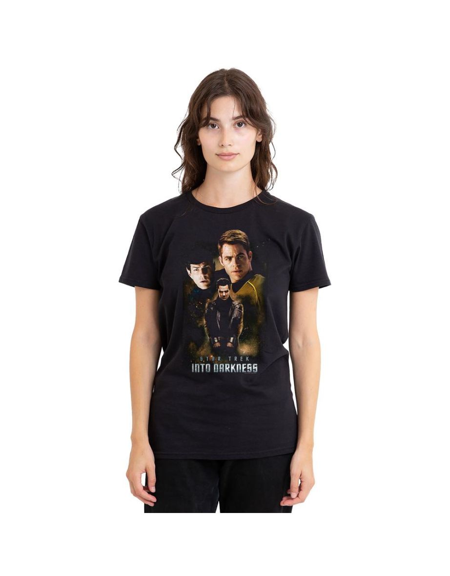 Star Trek: Into Darkness Unisex Adult Aftermath T-Shirt - Black