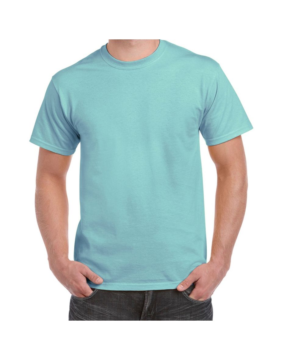 Gildan Mens Hammer Heavyweight T-Shirt - Chalky Mint - 2