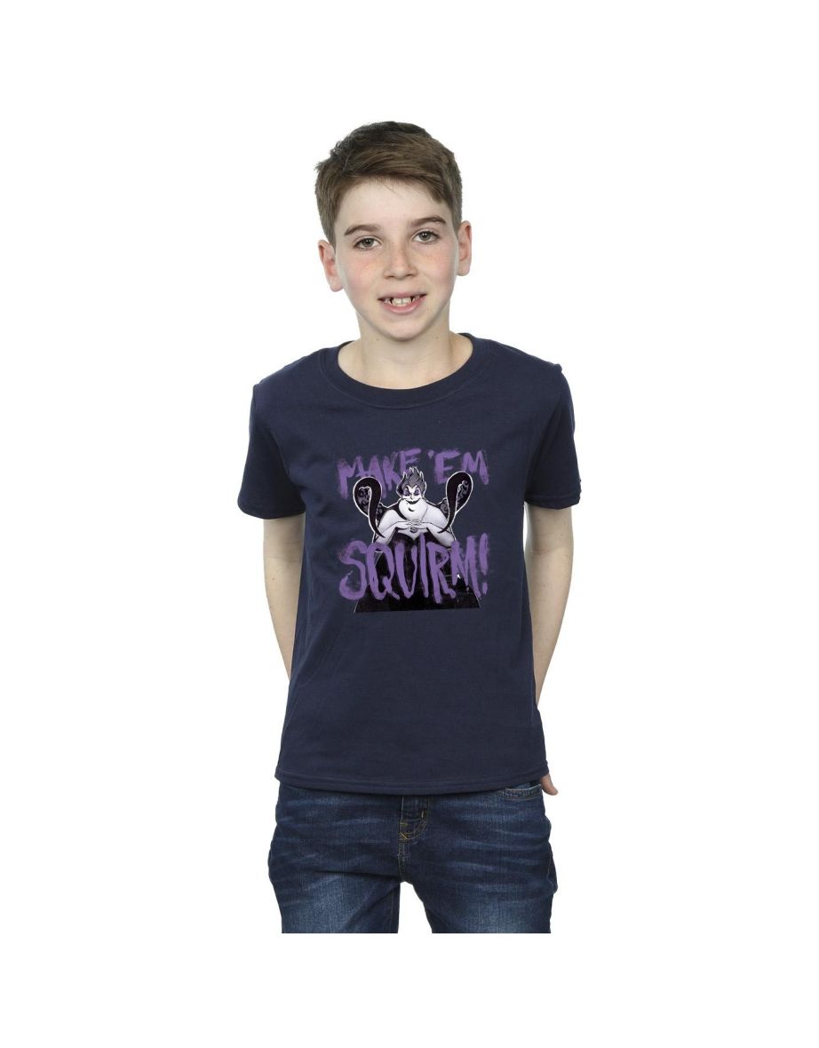 Disney Boys Villains Ursula Purple T-Shirt - Navy Blue