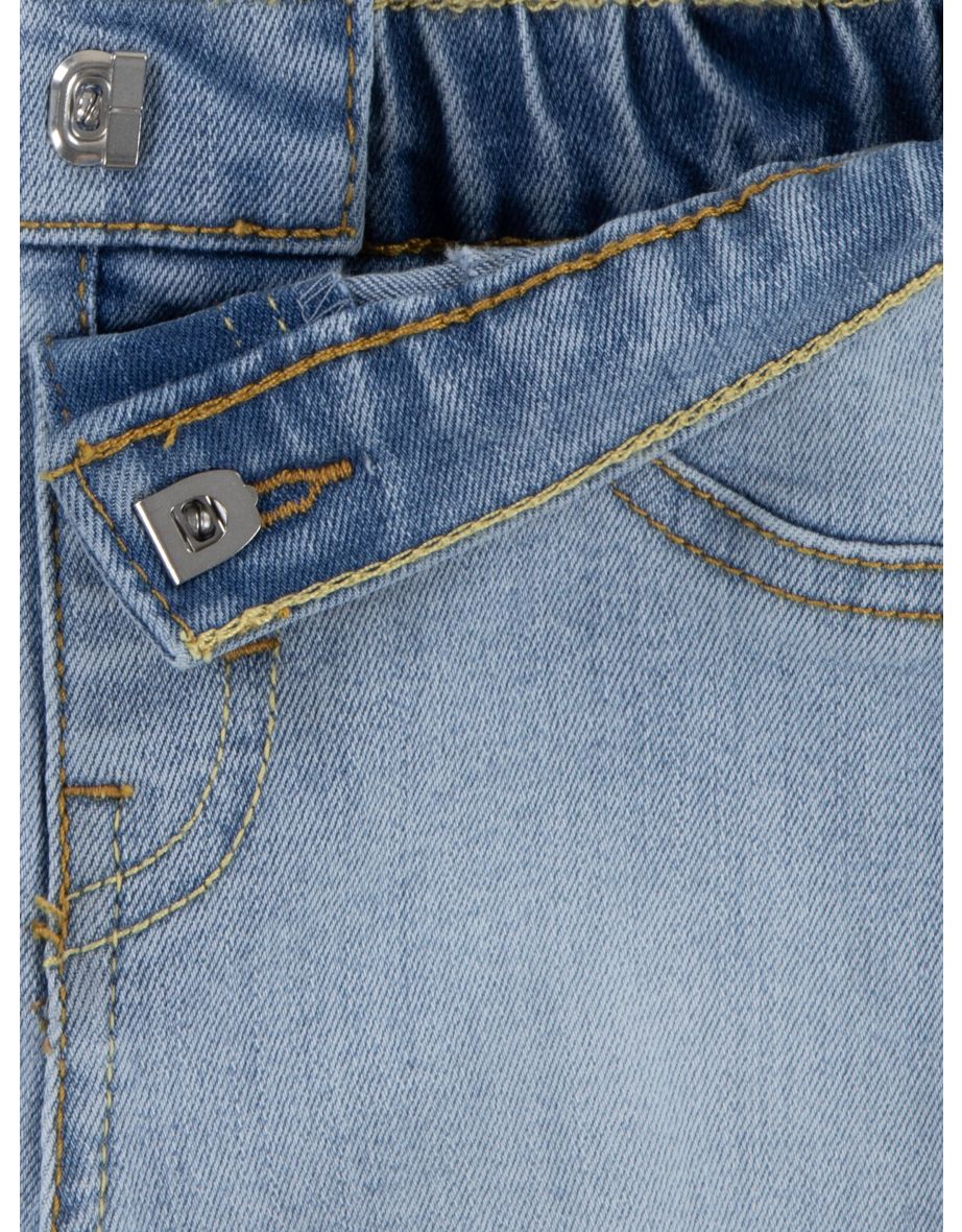 Baby Boys 3D Sailing Denim Set in White - 3
