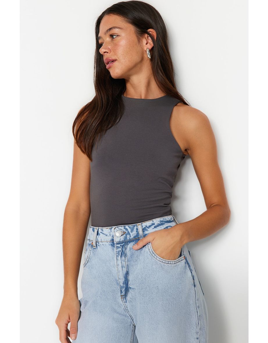 Camisole - Gray - Slim fit