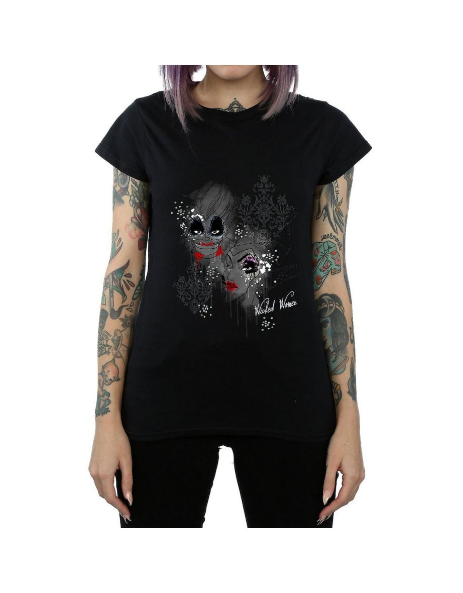 Disney Womens/Ladies Wicked Villains Cotton T-Shirt - 2